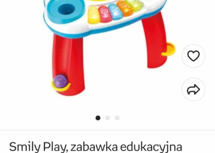 Grajewo ogłoszenia: Sprzedam stoliczek edukacyjny za 30zl. Cena sklepowa 195zl.